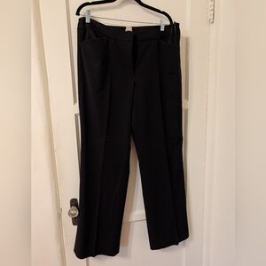 Anne Klein Classic Black Straight Leg Pants